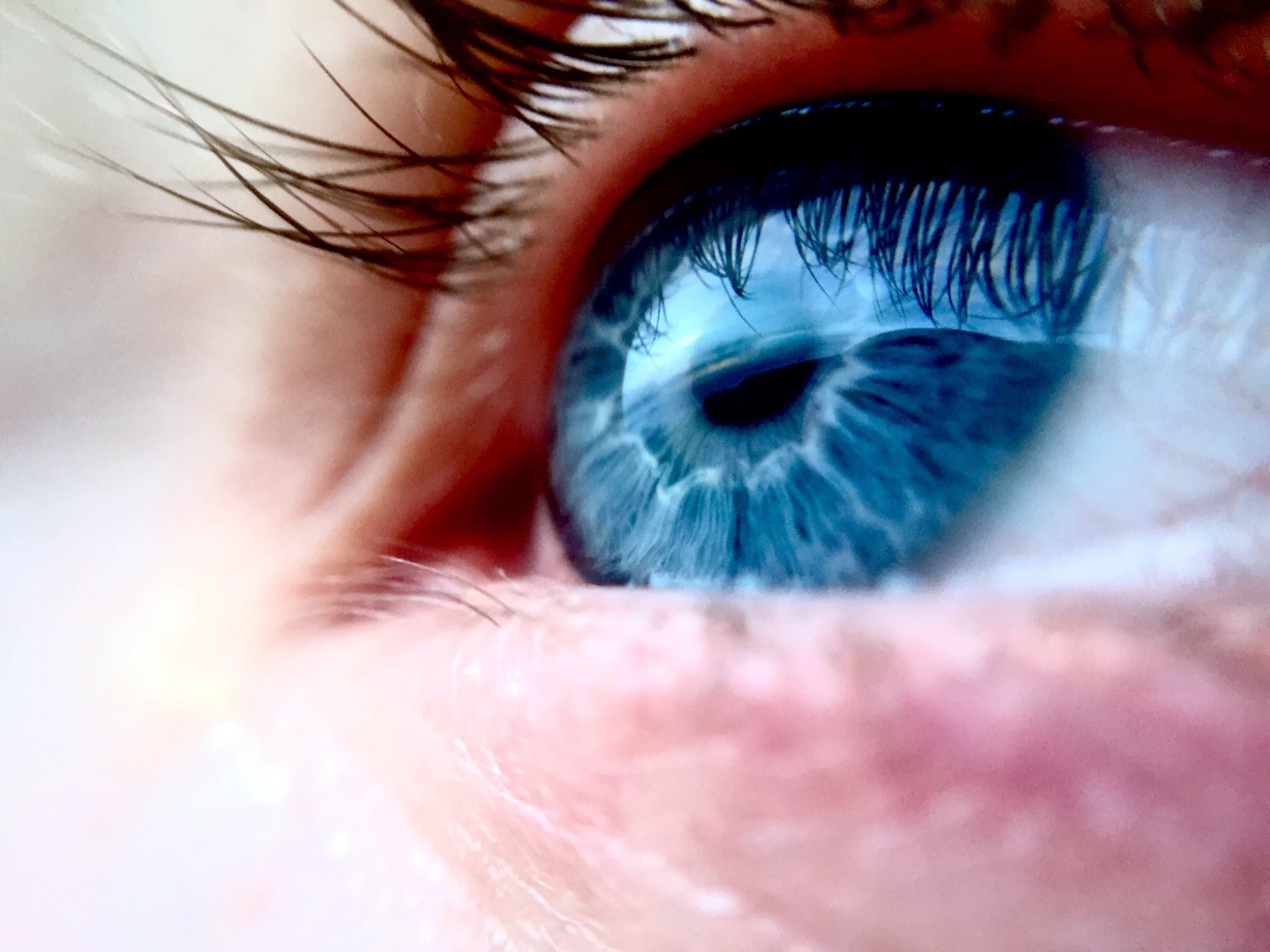 Blaue Augen